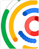 Espiral en colores de Google