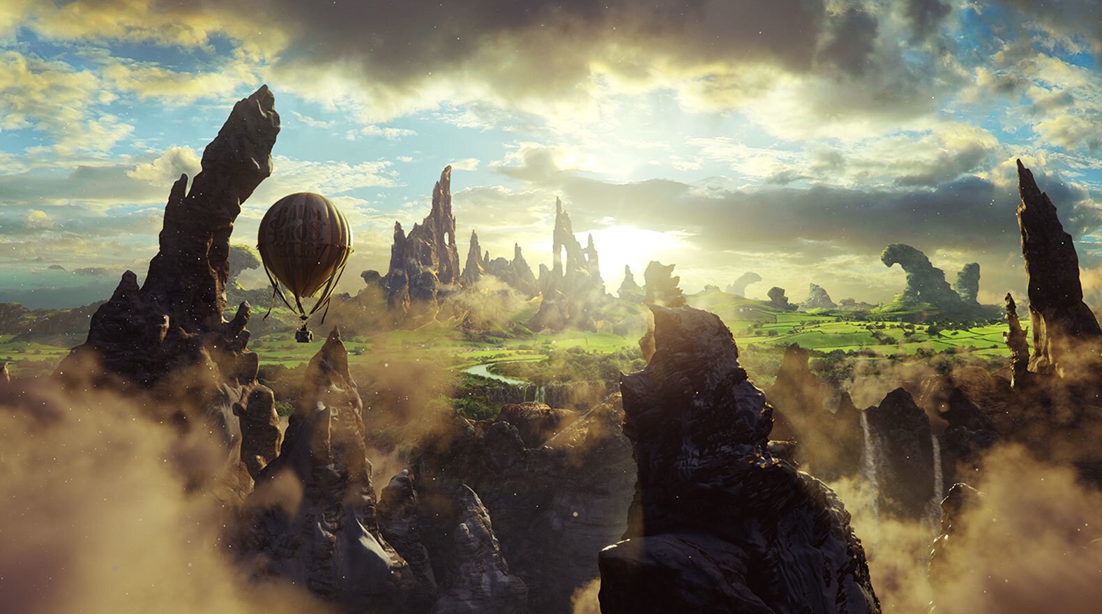 The Land of Oz in "Oz The Great and Powerful"