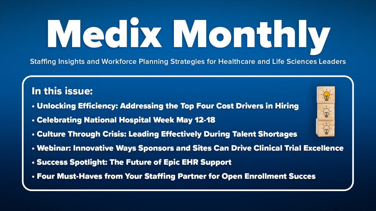Medix Monthly: May Staffing Insights