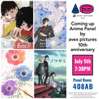 Avex Pictures Announces Joint Panel at Anime Expo for 10th Anniversary
