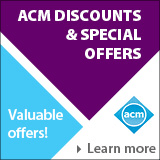 ACM Discounts and Special Offers Program