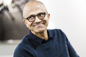 Photo of Satya Nadella, Chief Executive Officer, Microsoft Corporation.