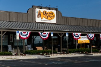 The exterior of a Cracker Barrel Old Country Store.