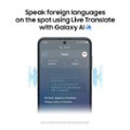 Speak foreign languages on the spot using Live Translate with Galaxy AI. 12:45 all 100% 00:26 Hotel Other person Spanish Me English Hello? | stayed in room 125 yesterday, but | think I left my jacket behind. Hola? Ayer me qued en la habitacin 125, pero creo que dej mi chaqueta. Por favor, espere un momento. Please wait a moment. Samsung account login required. Calls can be made using the native Samsung dialer.