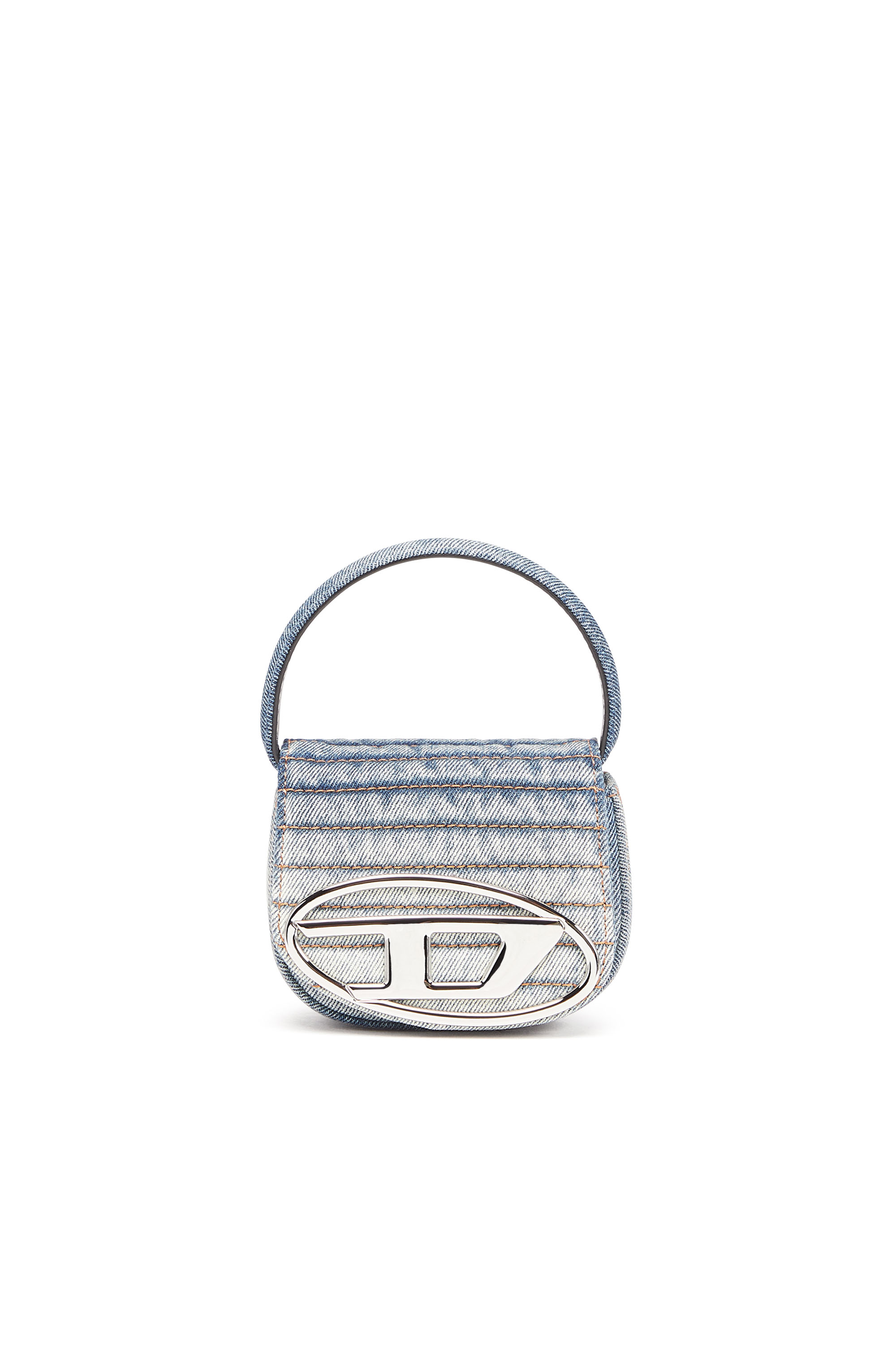 Diesel - 1DR XS, Woman 1DR XS - Iconic mini bag in solarised denim in Multicolor - Image 1