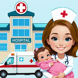 Imagen de ícono de Tizi Hospital: Juegos médicos