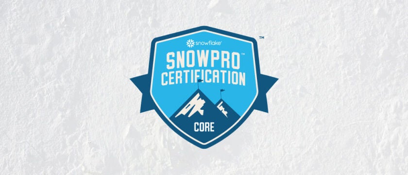 SnowPro Core Certification badge
