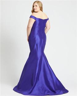 Style 66803 Mac Duggal Purple Size 28 Floor Length Pageant Mermaid Dress on Queenly