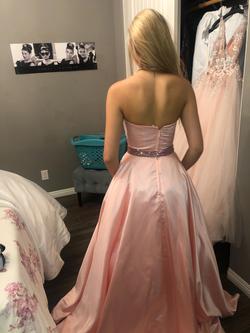 Sherri Hill Light Pink Size 00 50 Off Sequin Backless Ball gown on Queenly
