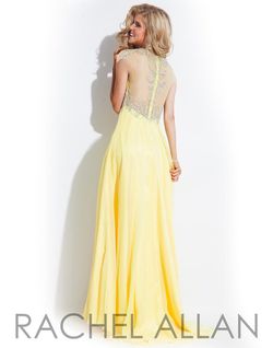 Style 6860 Rachel Allan Orange Size 2 Prom A-line Dress on Queenly