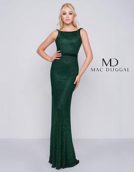 Style 4709 Mac Duggal Green Size 8 Sorority Formal Prom Straight Dress on Queenly