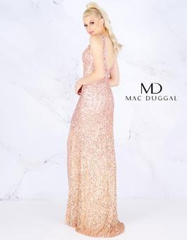Style 4834 Mac Duggal Pink Size 12 4834 Plus Size Black Tie Side slit Dress on Queenly