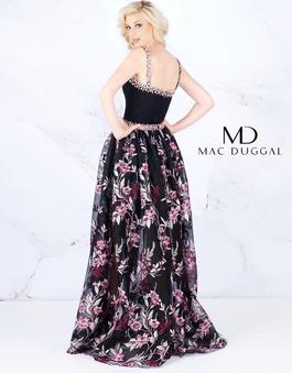 Style 66767 Mac Duggal Black Size 10 Euphoria Prom High Low Side slit Dress on Queenly