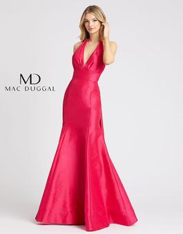 Style 12032 Mac Duggal Pink Size 2 Floor Length Tall Height A-line Dress on Queenly