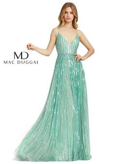 Style 4961 Mac Duggal Light Green Size 10 Pageant 4961 A-line Dress on Queenly