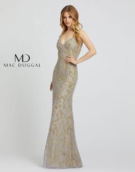 Style 5137 Mac Duggal Gold Size 16 Mermaid Dress on Queenly