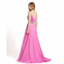 Style 48896 Mac Duggal Pink Size 16 48896 Euphoria Side slit Dress on Queenly