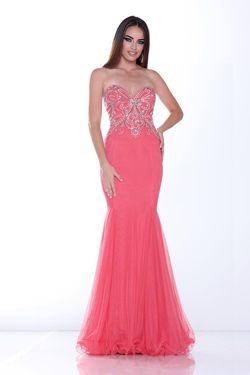 Style 30483 Impression Pink Size 2 Sequined Sweetheart Pageant Prom Mermaid Dress on Queenly