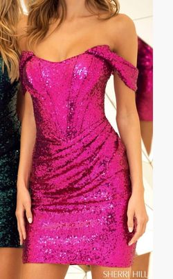 Sherri Hill Pink Size 8 Cocktail Dress on Queenly