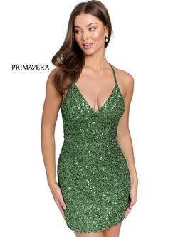 Style 3352 Primavera Green Size 8 3352 Tall Height Cocktail Dress on Queenly