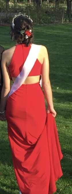Sherri Hill Red Size 0 Prom Military Straight Dress on Queenly