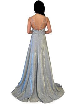Style 8291 Marc Defang Silver Size 6 Straight Dress on Queenly