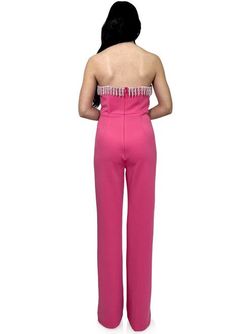 Style 8180 Marc Defang Pink Size 14 Interview Plus Size Jumpsuit Dress on Queenly
