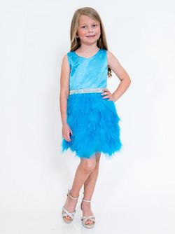 Style 5072 Marc Defang Blue Size 00 5072 Cocktail Dress on Queenly