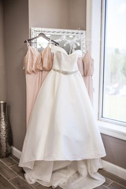 Sophia Tolli White Size 16 Wedding Train Dress on Queenly