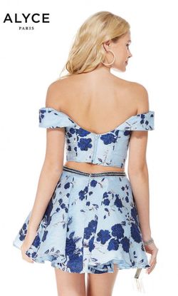 Style 3775 Alyce Paris Blue Size 10 50 Off Fun Fashion A-line Dress on Queenly