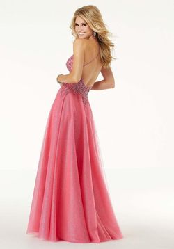 Style 45070 MoriLee Pink Size 16 Plus Size Prom Ball gown on Queenly