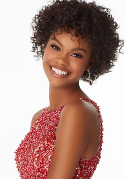 Style 99018 MoriLee Red Size 00 Two Piece Prom 99018 Ball gown on Queenly