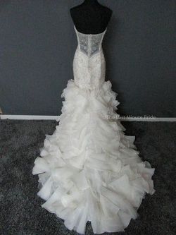 Maggie Sottero White Size 10 Floor Length Sweetheart Jewelled Mermaid Dress on Queenly