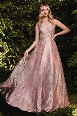 Cinderella Divine Pink Size 16 V Neck Plunge A-line Dress on Queenly