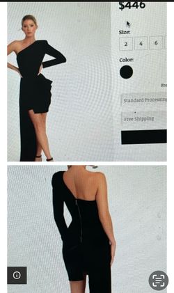 Nicole Bakti Black Size 8 Prom Semi Formal Mini Cocktail Dress on Queenly