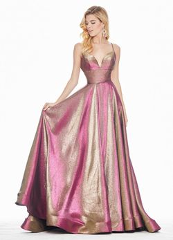 Style 1513 Ashley Lauren Gold Size 12 Military 1513 A-line Dress on Queenly