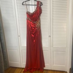 Style P3521 Kiss Kiss Formal Red Size 12 P3521 Jersey Military 70 Off Straight Dress on Queenly
