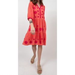 Style 1-4231854063-3472 Uncle Frank Pink Size 4 Tall Height Embroidery Cocktail Dress on Queenly