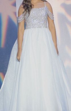 Sherri Hill White Size 10 50 Off Prom Train Ball gown on Queenly