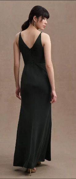 BHLDN Green Size 10 Polyester Prom Straight Dress on Queenly