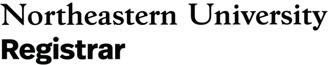 Office of the University Registrar at Northeastern University logo