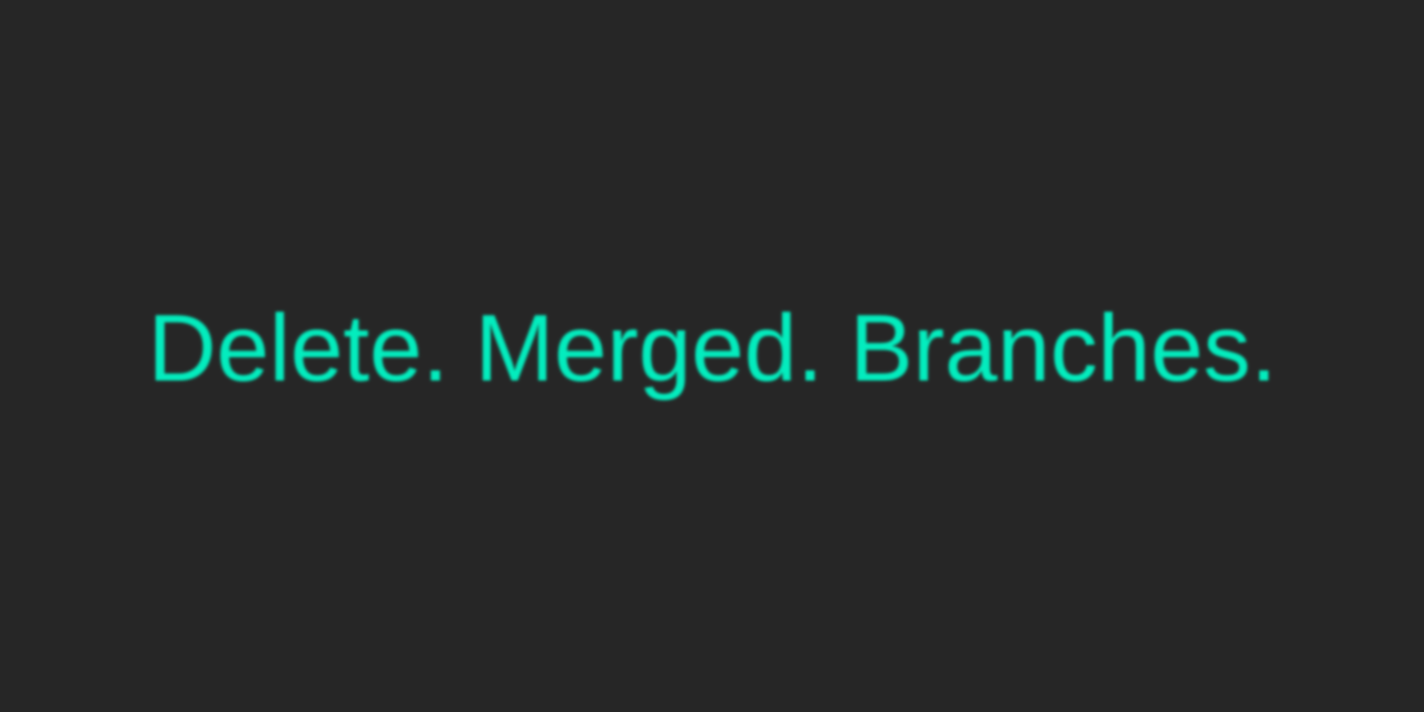 git-delete-merged-branches