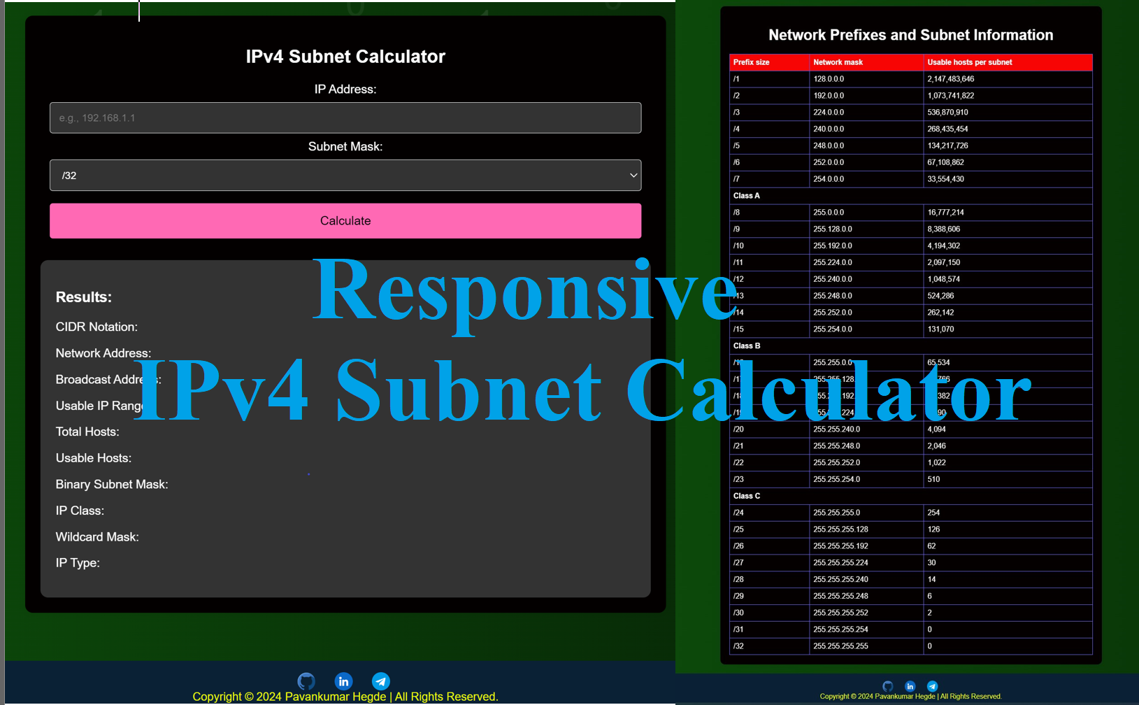 IPv4-Subnet-Calculator