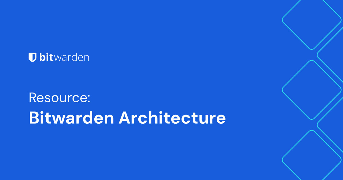 Bitwarden architecture - presentation cover