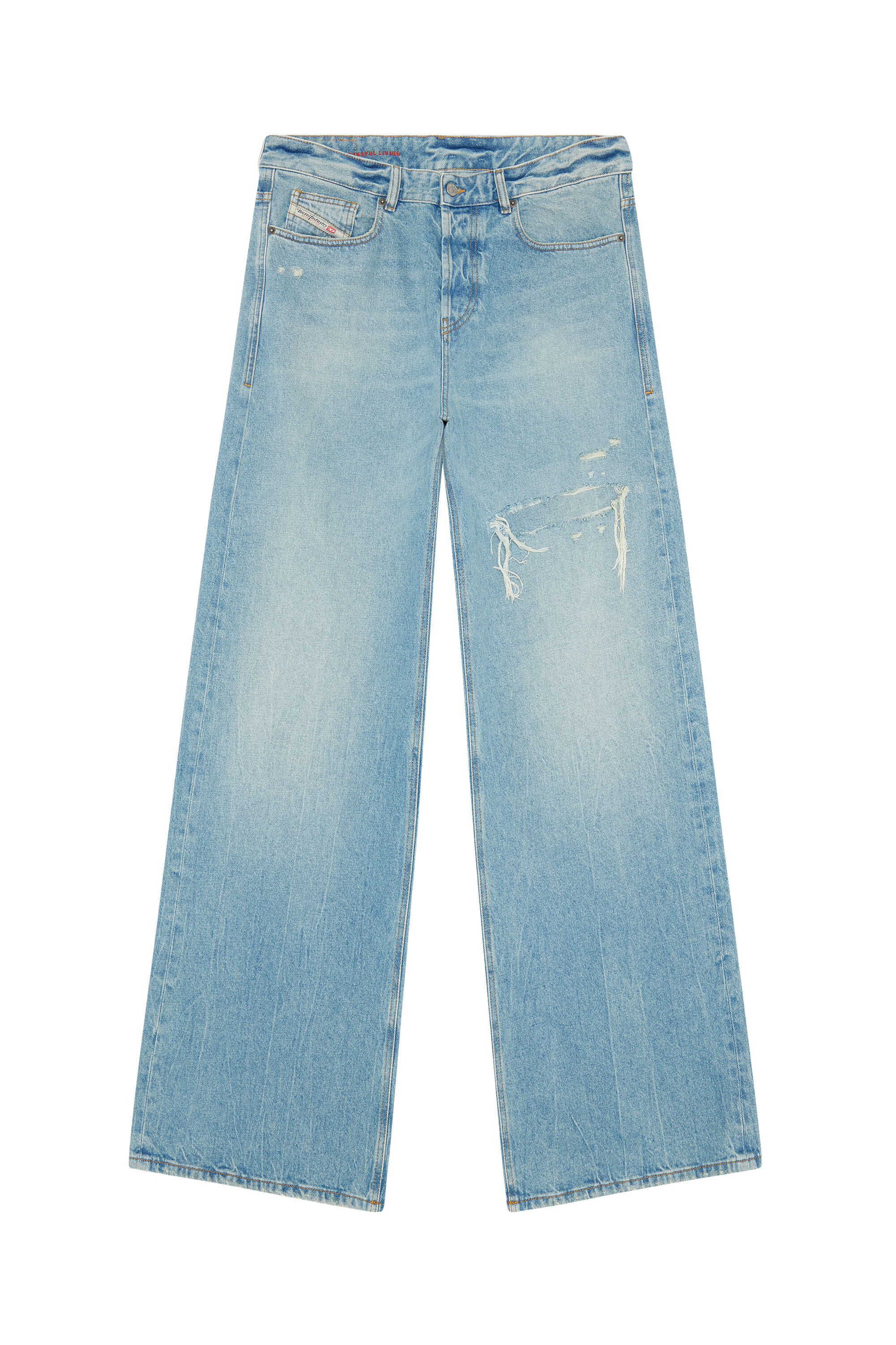 Diesel - Straight Jeans D-Rise 09E25, Hombre Straight Jeans - D-Rise in Azul marino - Image 2