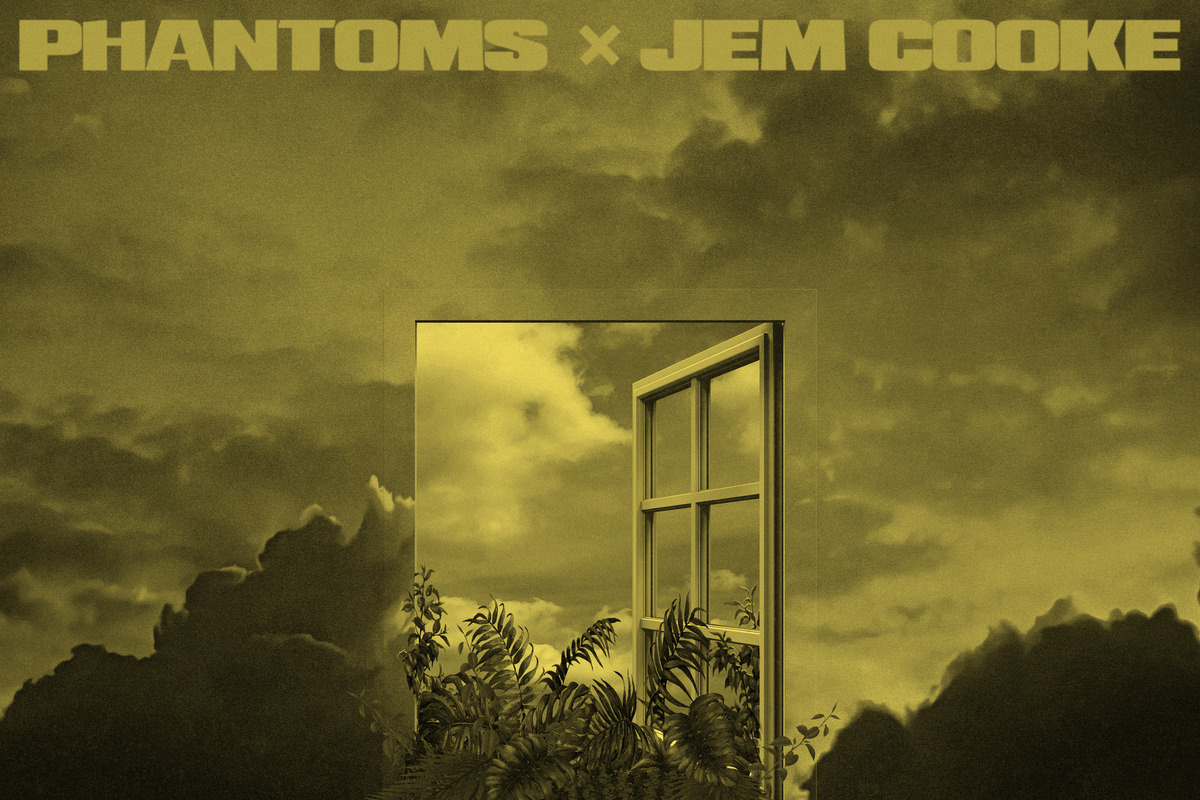 A cropped and tinted album cover of thePhantoms w/ Jem Cooke - Lay It All On Me single.