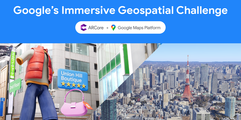 Parabéns aos vencedores do Google’s Immersive Geospatial Challenge.