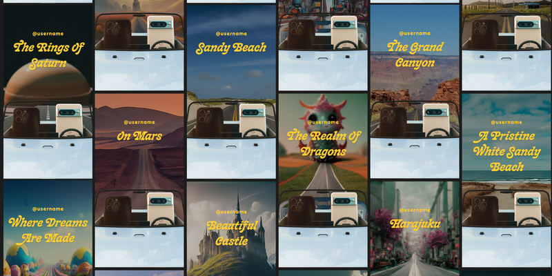 How It’s Made: AI Roadtrip, a Pixel Campaign Powered by Generative AI and Fans