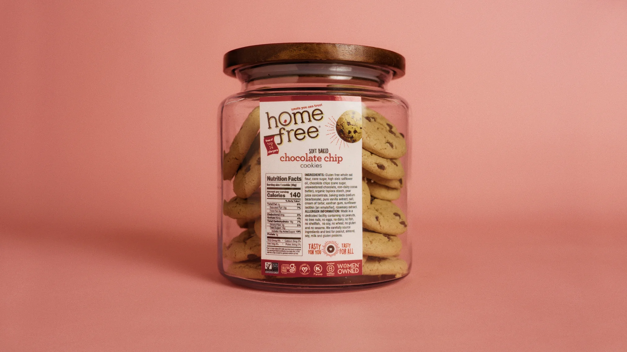 Homefree provides allergy friendly baked goods including vegan and gluten free cookies in bulk and were chosen to test their products at select Google foodspaces as part of the Single-Use Plastics Challenge.