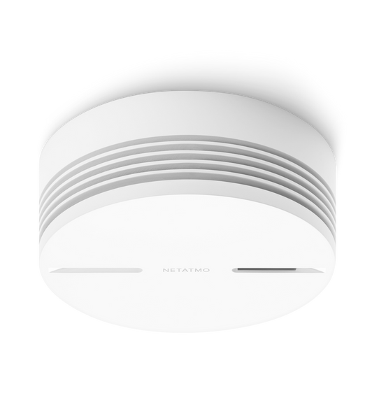 Czujnik Smart Smoke Alarm firmy Netatmo to fotoelektryczny (optyczny) czujnik, który błyskawicznie wysyła alarm o pojawieniu się dymu.